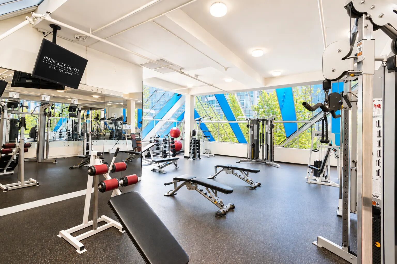 Fitness centre at Pinnacle Hotel Harbourfront